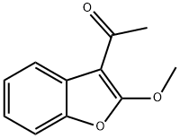 3-Acetyl-2-methoxybenzofuran,40800-80-4,结构式