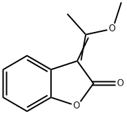 3-(1-Methoxyethylidene)-2(3H)-benzofuranone Struktur