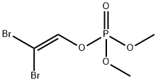 Phosphoric acid dimethyl 2,2-dibromoethenyl ester Struktur