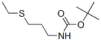 Carbamic acid, [3-(ethylthio)propyl]-, 1,1-dimethylethyl ester (9CI) Structure