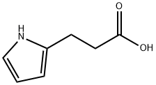 3-(1H-吡咯-2-基)丙酸 结构式