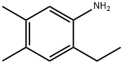 Benzenamine, 2-ethyl-4,5-dimethyl- (9CI) 化学構造式