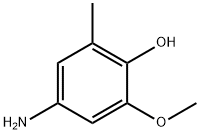Phenol, 4-amino-2-methoxy-6-methyl- (9CI) 化学構造式
