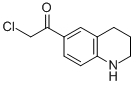 Ethanone, 2-chloro-1-(1,2,3,4-tetrahydro-6-quinolinyl)- (9CI) 化学構造式