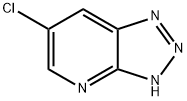 1H-1,2,3-TRIAZOLO[4,5-B]PYRIDINE, 6-CHLORO- Struktur