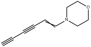Morpholine, 4-(1-hexene-3,5-diynyl)- (9CI) 化学構造式