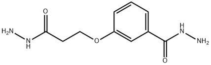 m-(3-hydrazino-3-oxopropoxy)benzohydrazide Structure