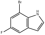 7-BROMO-5-FLUOROINDOLE Struktur