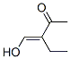 2-Pentanone, 3-(hydroxymethylene)- (9CI) Structure