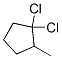 Cyclopentane, 1,1-dichloro-2-methyl- (9CI) 结构式