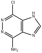 1H-Imidazo[4,5-d]pyridazin-4-amine,  7-chloro- 结构式