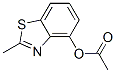 4-Benzothiazolol,2-methyl-,acetate(ester)(9CI) 结构式