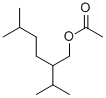乙酸-2-异丙基-5-甲基己酯,40853-55-2,结构式