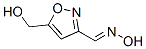 3-Isoxazolecarboxaldehyde, 5-(hydroxymethyl)-, oxime (9CI) 化学構造式