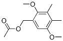 2,5-Dimethoxy-3,4-dimethylbenzenemethanol acetate Structure