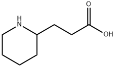 3-(2-哌啶基)丙酸, 4088-33-9, 结构式
