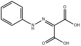 2-フェニルヒドラゾノマロン酸 化学構造式