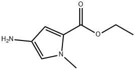 4-AMINO-1-METHYL-1H-PYRROLE-2-CARBOXYLIC ACID ETHYL ESTER 化学構造式