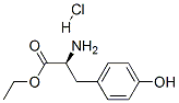 L-チロシンエチル塩酸塩 化学構造式