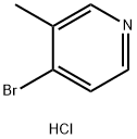 4-ブロモ-3-メチルピリジン塩酸塩 化学構造式