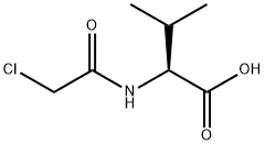 氯乙酰基-DL-缬氨酸,4090-17-9,结构式