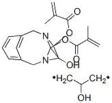 1,3-phenylenebis[methylenenitrilobis(2-hydroxy-3,1-propanediyl)] bismethacrylate  Struktur