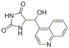 2,4-Imidazolidinedione,  5-(hydroxy-4-quinolinylmethyl)- Structure