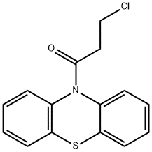 3-氯-1-(10-吩噻嗪)丙-1-酮 结构式