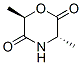 2,5-Morpholinedione,3,6-dimethyl-,(3S,6R)-(9CI),409108-46-9,结构式
