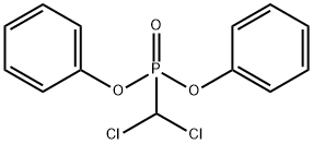 dichloromethyl O,O-diphenyl phosphonate Structure