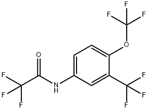 [2,2,2-TRIFLUORO-1-(4-TRIFLUOROMETHOXY-3-TRIFLUOROMETHYL-PHENYLAMINO)]ETHANOL,409114-44-9,结构式