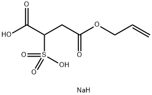disodium 4-allyl 2-sulphonatosuccinate Structure