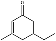 3-Methyl-5-ethyl-2-cyclohexen-1-one 化学構造式