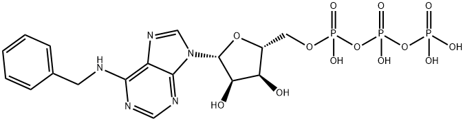 N-BENZYLADENOSINE TRIPHOSPHATE, TRIETHYLAMMONIUM SALT Structure