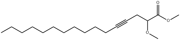 2-Methoxy-4-hexadecynoic acid methyl ester,40924-17-2,结构式