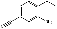 3-氨基-4-乙基苄腈 结构式