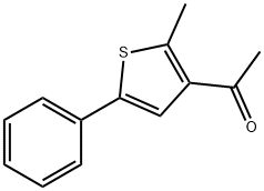 3-ACETYL-2-METHYL-5-PHENYLTHIOPHENE Struktur