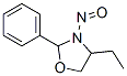 Oxazolidine, 4-ethyl-3-nitroso-2-phenyl- (9CI) Structure