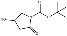 TERT-BUTYL 4-HYDROXY-2-OXOPYRROLIDINE-1-CARBOXYLATE Struktur