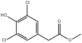 METHYL(3,5-DICHLORO-4-HYDROXYPHENYL)ACETATE Struktur