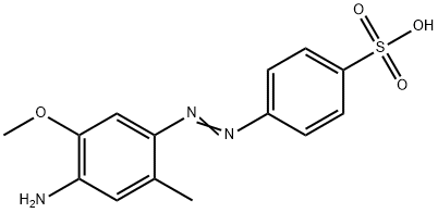 4-[(4-Amino-5-methoxy-2-methylphenyl)azo]benzenesulfonic acid|对克利西丁-对氨基苯磺酸偶合剂