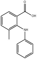 3-METHYL-2-PHENYLAMINO-BENZOIC ACID 化学構造式