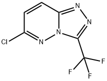 6-CHLORO-3-(TRIFLUOROMETHYL)[1,2,4]TRIAZOLO[4,3-B]PYRIDAZINE, 40971-95-7, 结构式