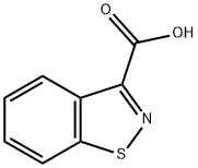3-カルボキシ-1,2-ベンゾイソチアゾール 化学構造式