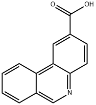 2-フェナントリジンカルボン酸 化学構造式
