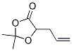 1,3-Dioxolan-4-one,  2,2-dimethyl-5-(2-propenyl)-  (9CI) Struktur