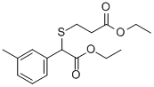 ethyl 3-(2-ethoxy-2-oxo-1-m-tolylethylthio)propanoate|