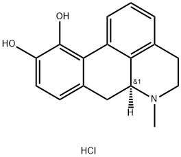 S(+)-APOMORPHINE HYDROCHLORIDE HYDRATE 化学構造式