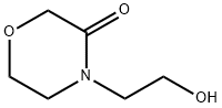 4-(2-HYDROXYETHYL)MORPHOLIN-3-ONE, 41036-01-5, 结构式