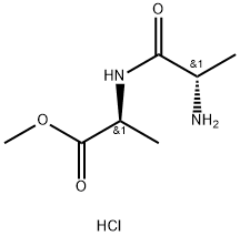 H-ALA-ALA-OME HCL 化学構造式